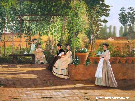 Il pergolato o dopo pranzo Falsi d'autore